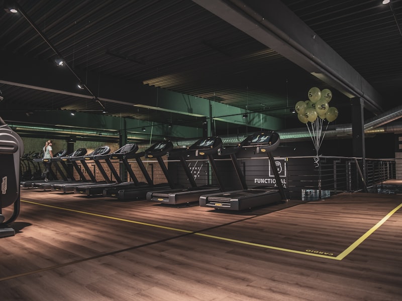 Modern fitness facility overview